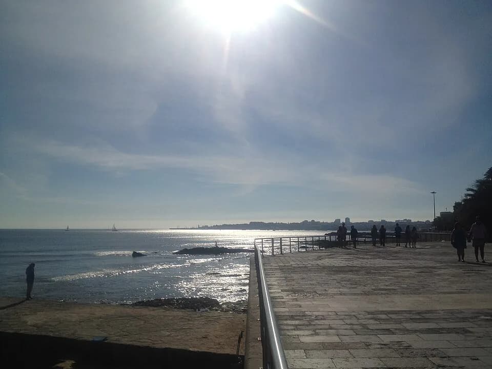 Sunset view over Cascais